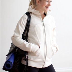 Lululemon Scuba Hoodie Polar Cream size 6